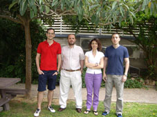 Marisa Gil with the research team.